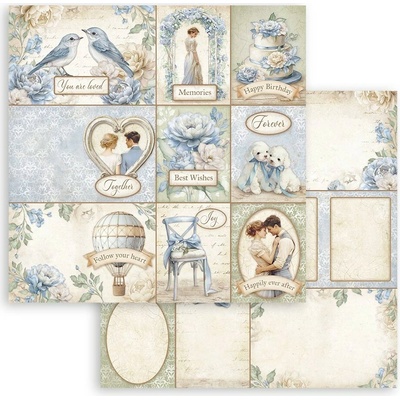 Stamperia papír na scrapbook oboustranný Timeless 9 karet