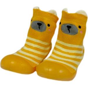 Raya Toys Бебешки буйки с чорап Raya Toys - Мече, размер 24-25 (601124600) - baby