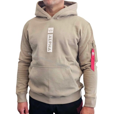 Alpha Industries ALPHA PP Hoody pánska mikina vintage sand