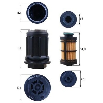 Filter, roztok močoviny MAHLE ORIGINAL UX 3KIT (UX3KIT)