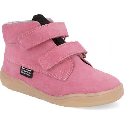 Flamingo Mido shoes Barefoot dětské kotníkové boty Mido růžové