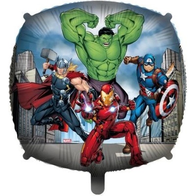 Procos Fóliový balónek čtverec 46cm, Avengers Marvel