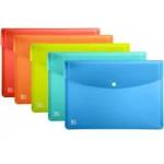 Oxford Envelope briefcase A4 PP Urban transparent (5pcs)