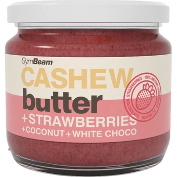 GymBeam Cashew Butter With Coconut, White Choco and Strawberries [340 грама]