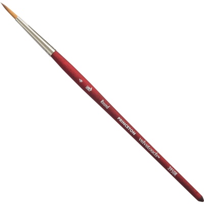 Princeton Artist Brush Velvetouch Multi-Technique Synthetic Round Кръгла четка 4 1 бр (P3950R4)