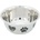 TRIXIE Stainless Steel Bowl - Купа за кучета за храна и вода с неплъзгащо дъно, 2000 мл