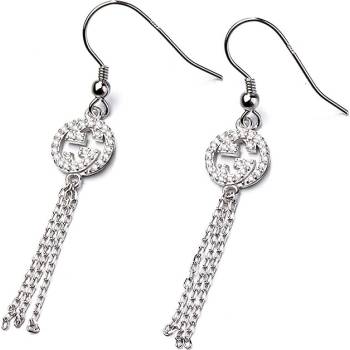 DELIS Дълги сребърни обеци 925, jw709, елегантен дизайн, с родиево покритие (jw709)