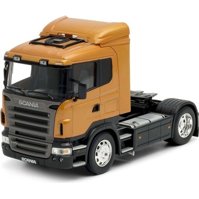 Welly Tahač Scania R 470 model oranžová 1:32