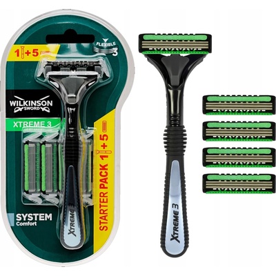 Wilkinson Sword Xtreme 3 Hybrid + 5 ks hlavic