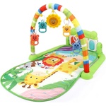 Pepita Интерактивна подложка за игра с пиано и арка за игра, Животни - Зелена (115-17)