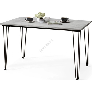 Mazzoni Трапезна маса halija сив бетон (mz0038)
