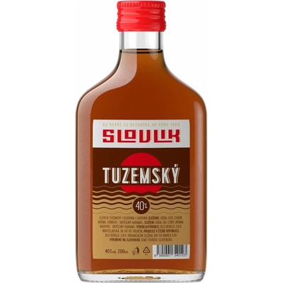 Slovlik Trenčiansky Tuzemský Tmavý 40% 0,2 l (čistá fľaša)