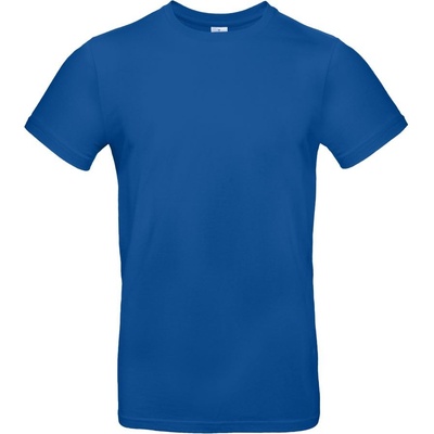 B&C E190 pánské tričko z těžké bavlny royal blue