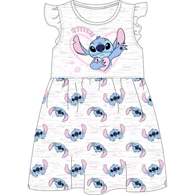Lilo & Stitch licence Dievčenské šaty Lilo & Stitch CW sivý melír