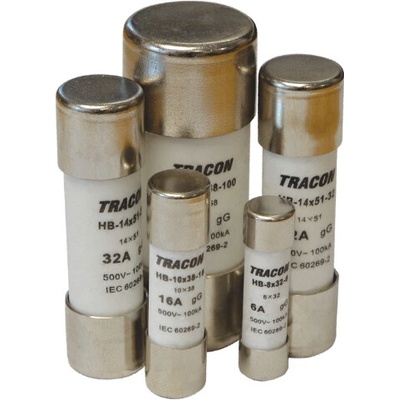 Tracon Valcová poistka aM 32A 500V 100kA 10x38 HBM-10X38-32