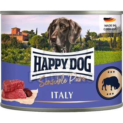 Happy Dog Sensible Pure Italy - Биволско месо в консерва 6 x 200 г
