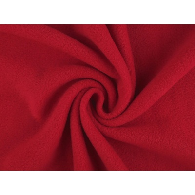 Polar fleece Varianta: 6 (015) (250 g/m²) červená, Balení: 1 m