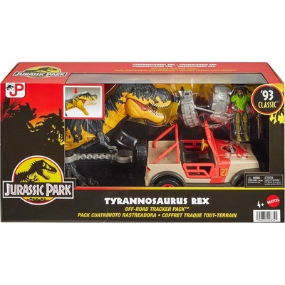 Mattel Jurassic World Tyrannosaurus Rex Off-Road Tracker Playset