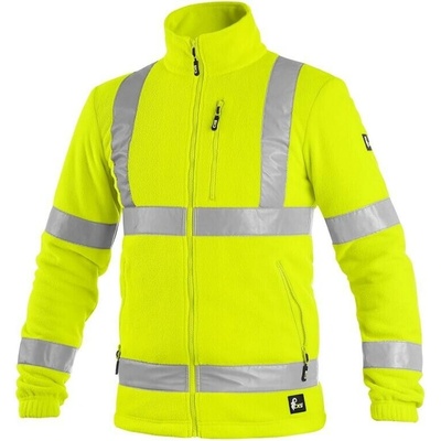 CXS Výstražná mikina HI-VIS PRESTON Fleece Žluto-modrá