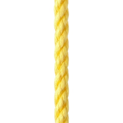 PP - polypropylenová lana a šňůry stáčená, bez jádra 16mm, 4224kg, žlutá