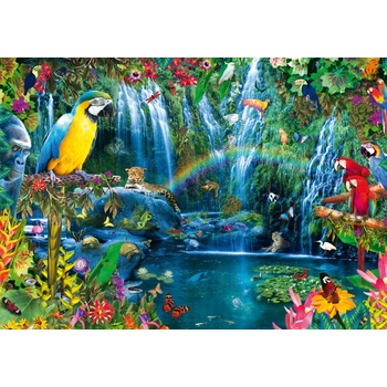 Image 1 of Bluebird Puzzle - Puzzle Parrot Tropics II - 1 000 piese