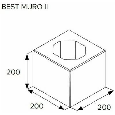 BEST MURO II colormix sand 20cm STANDARD