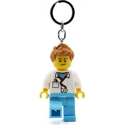 Přívěsek na klíče LEGO® Iconic Doktor svítící figurka