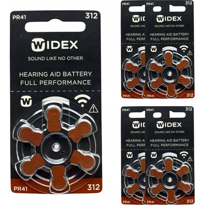 WIDEX 312/PR41 baterie do naslouchadel blistr 6ks