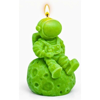 Svíčkománie3D Astronaut zelená 50 g