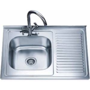 Cascada Мивка за кухня Cascada Алпака D8060PL лява 800x600x180мм (343796) Мивка за вграждане