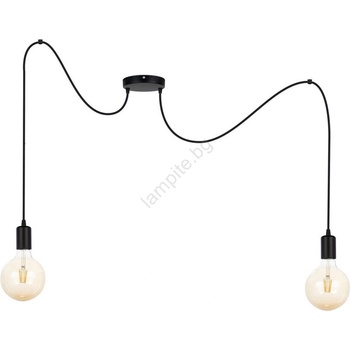 BELIS Пендел MIROS 2xE27/60W/230V паяк черен (BE0744)