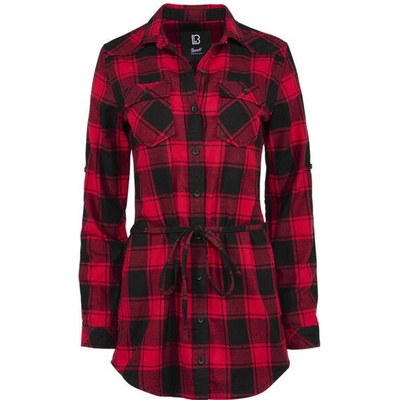 Brandit dámská košile Lucy červeno-černá