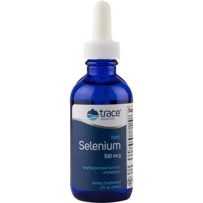 Trace Minerals Ionic Selenium, Йонизиран селен, 300 mcg, 59 ml