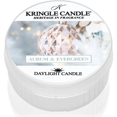 Kringle Candle Aurum & Evergreen чаена свещ 42 гр