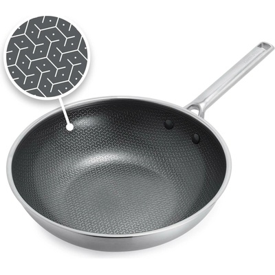 GreenPan APEX Nerezová pánev Wok, 28 cm