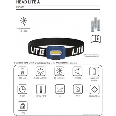 SCANGRIP HEAD LITE A