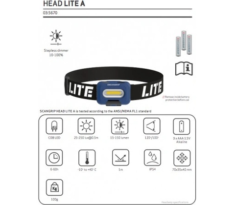 SCANGRIP HEAD LITE A
