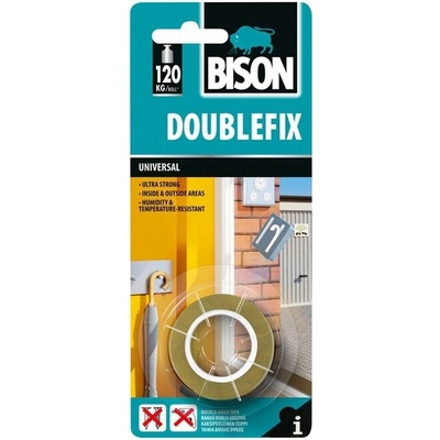 Bison doublefix obojstranná páska 1,5 m x 19 mm 120kg