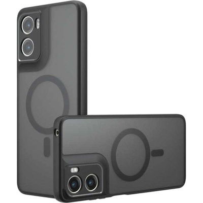 Motorola Магнитен Armor калъф (PC+ TPU) за Motorola Moto G06 4G / Moto G06 Power 4G- Magsafe, Вкл. Протектор, Черен (Матов)