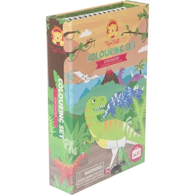 Tiger Tribe Omalovánky Colouring Set Dinosaur