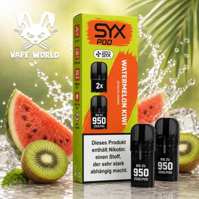 SYX Bar Watermelon Kiwi 20 mg POD 2ks