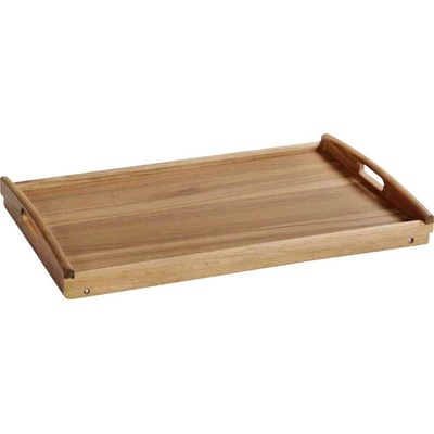 Kesper Servírovací tác so skladacími nohami 55x35 cm akácia