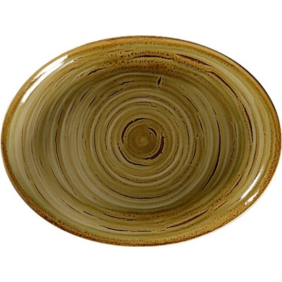 RAK Porcelain Spot tanier oválny 36 cm hnedý granát SGRNNOP36-6