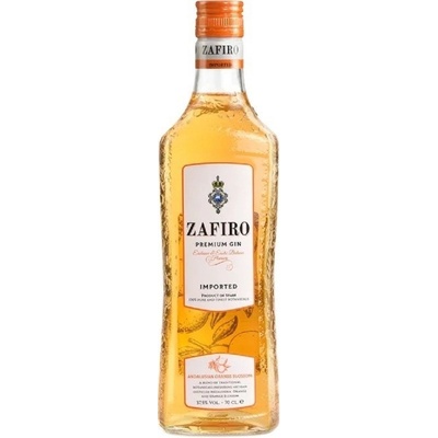 Zafiro Orange Gin 37,5% 0,7 l (holá láhev)