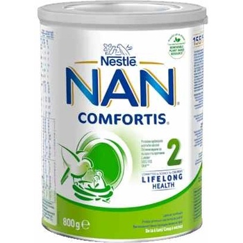 Nestle Преходно мляко на прах Nestle Nan - Comfortis 2, опаковка 800g (12548641)