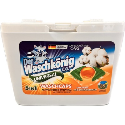 Waschkönig Universal Orangen und Baumwollestrakt kapsle 35 PD