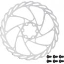 Force Kotouč brzdový Force-4 180 mm, 6 děr, stříbrný