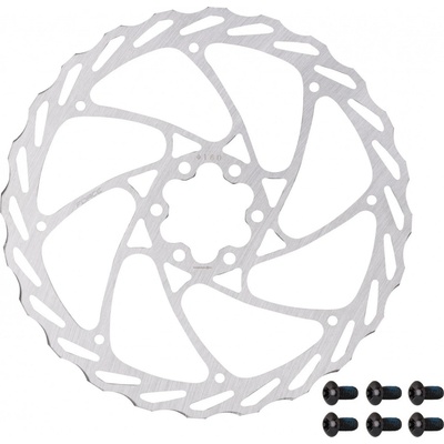 Force Kotouč brzdový Force-4 180 mm, 6 děr, stříbrný