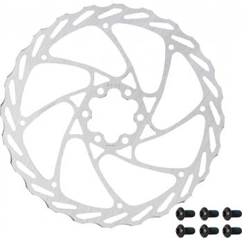 Force Kotouč brzdový Force-4 180 mm, 6 děr, stříbrný