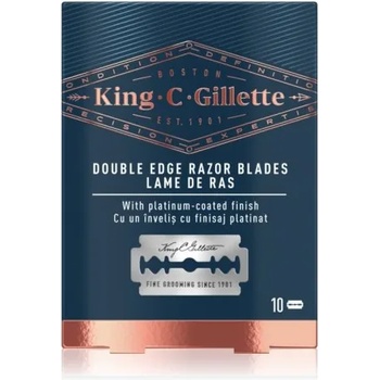 Gillette King C. Gillette Double Edge Razor Blades - Резервни ножчета 10бр